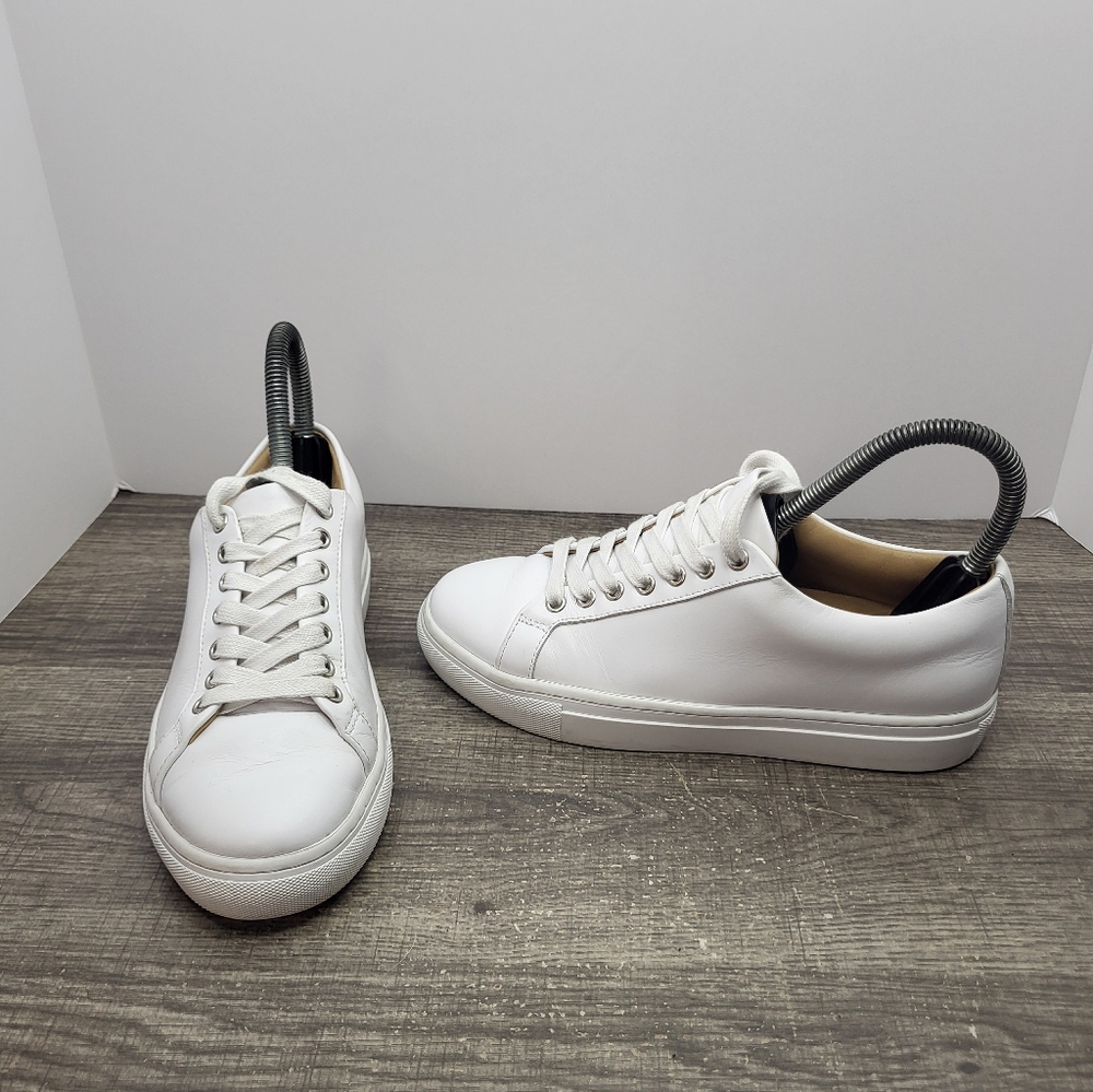 Thursday Boots Co Everyday Sneakers Leather Low Top Shoes White Womens Sz 6